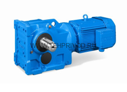 Мотор-редуктор коническо-цилиндрический DLK47-Y0.12-6P-130,91-M2-90-1- IEC