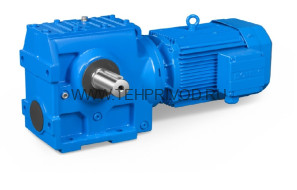 Мотор-редуктор червячно-цилиндрический DLSAZ77 Y1,5-4P-71,11-M6-180-x- IEC